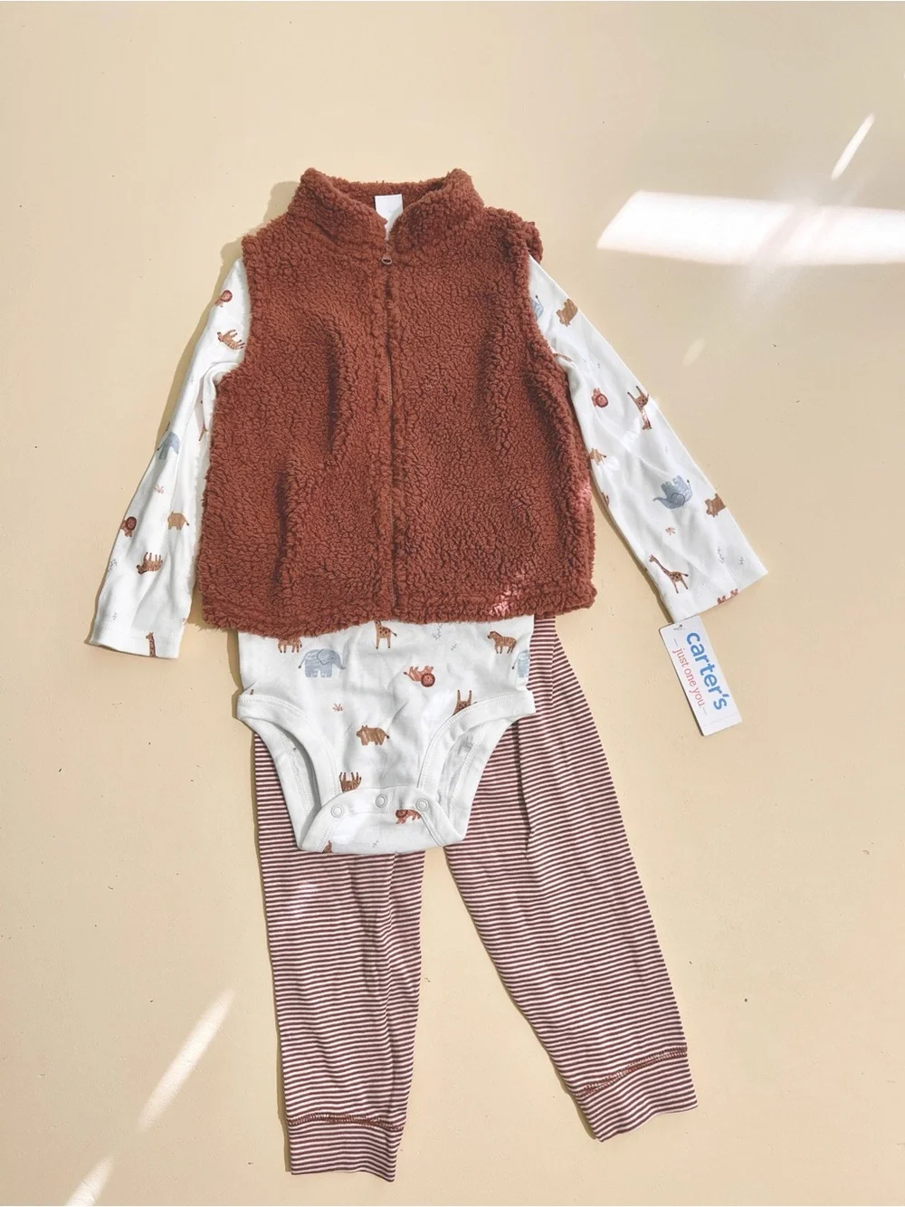 Carter’s 3-Piece Safari Outfit Set 24 Months NWT Fall Winter